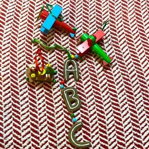 ⚠️ Martha Stewart Christmas ornament set